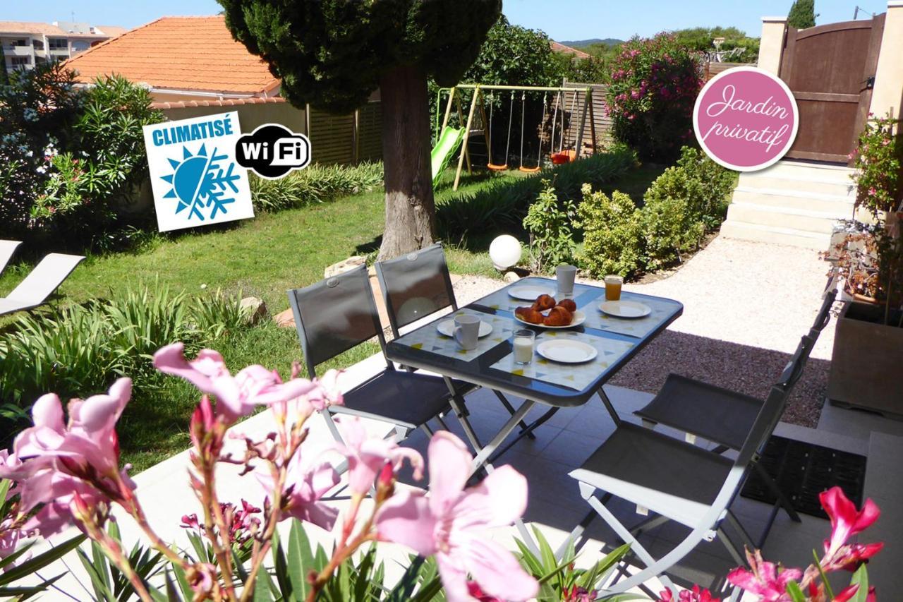 Bas De Villa Jardin Plein Sud Proche Mer Clim-Wifi Saint-Mandrier-sur-Mer Exterior photo